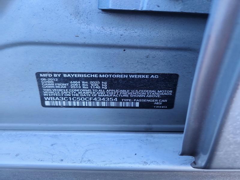 77354015 :رقم المزاد ، WBA3C1C50CF434354 vin ، 2012 Bmw 328 مزاد بيع
