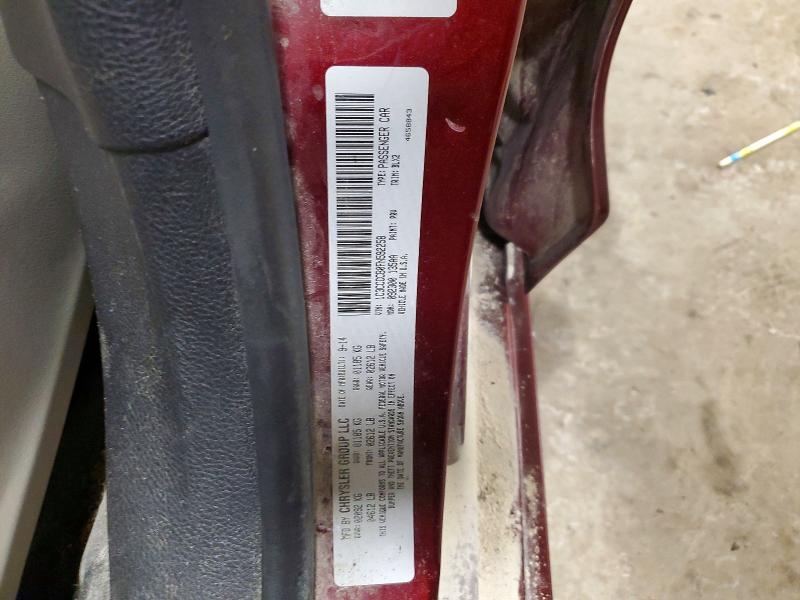 74087285 :رقم المزاد ، 1C3CCCCB0FN592258 vin ، 2015 Chrysler 200 مزاد بيع