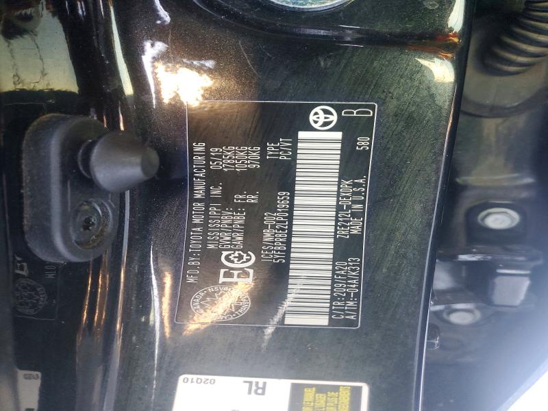 Продаж на аукціоні авто 2020 Toyota Corolla, vin: 5YFBPRBE2LP019659, номер лоту: 73505685
