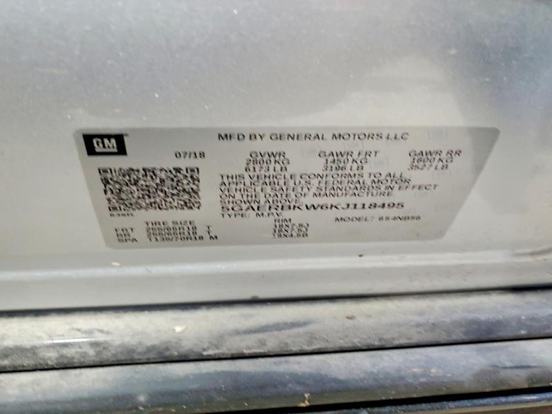 Aukcja sprzedaży 2019 Buick Enclave, vin: 5GAERBKW6KJ118495, numer aukcji: 79240495