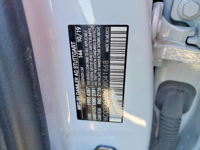 77001175 :رقم المزاد ، WDD3G4EB6LW041668 vin ، 2020 Mercedes-benz A مزاد بيع