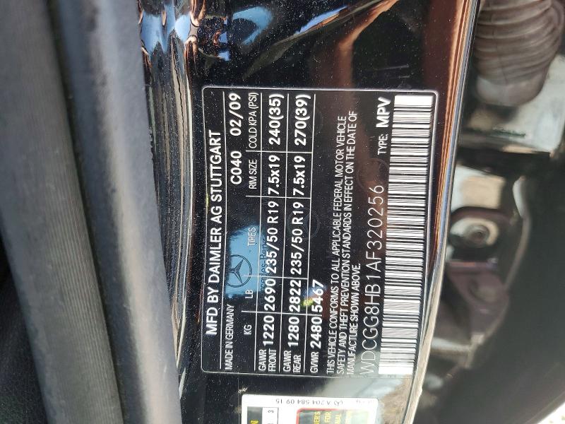 Продажа на аукционе авто 2010 Mercedes-benz Glk, vin: WDCGG8HB1AF320256, номер лота: 76242255