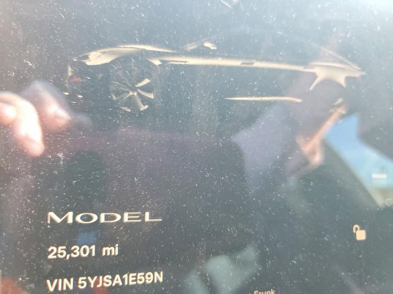Продажа на аукционе авто 2022 Tesla Model S, vin: 5YJSA1E59NF464302, номер лота: 78190965