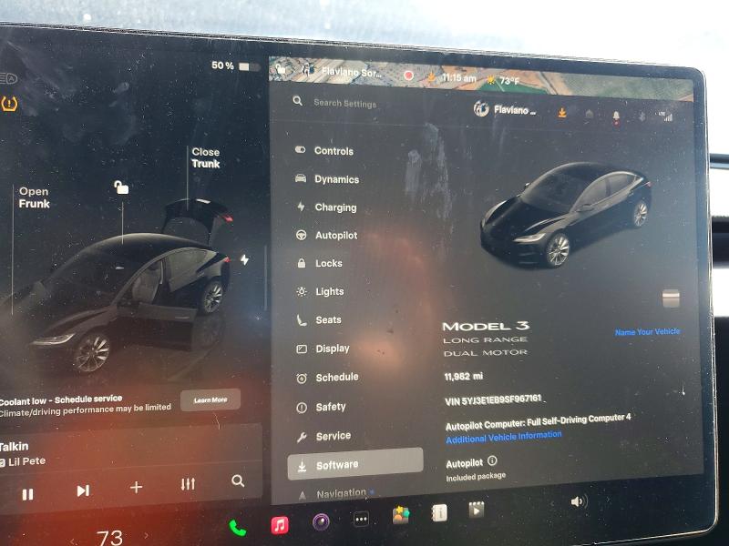 Aukcja sprzedaży 2025 Tesla Model 3, vin: 5YJ3E1EB9SF967161, numer aukcji: 79045005