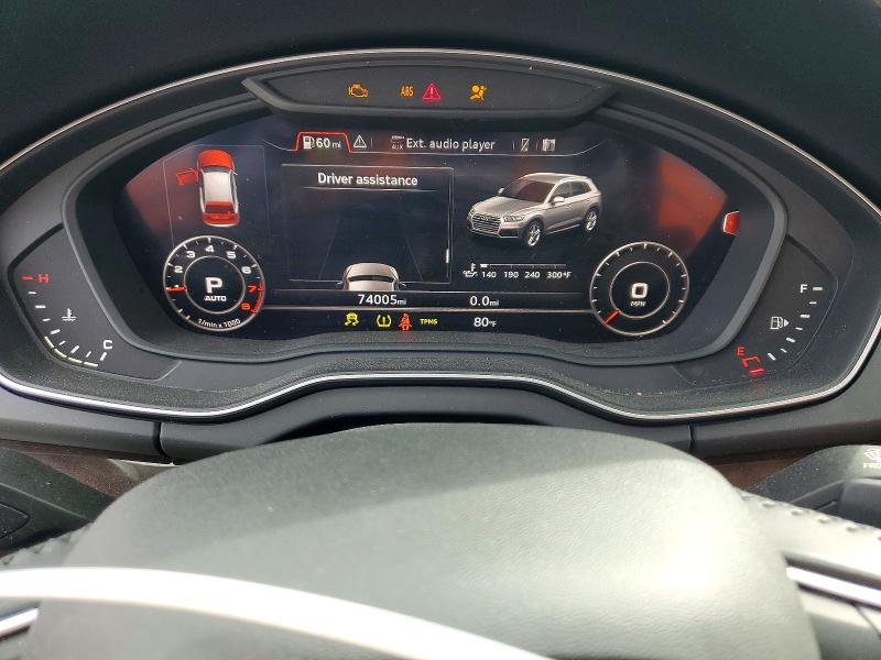 Продаж на аукціоні авто 2019 Audi Q5, vin: WA1BNAFY7K2068942, номер лоту: 78884955