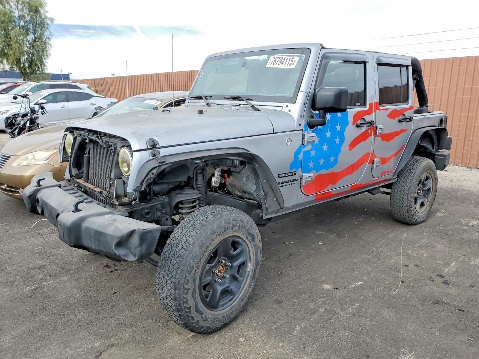 76794115 :رقم المزاد ، 1C4BJWDG4DL581457 vin ، 2013 Jeep Wrangler Unlimited مزاد بيع