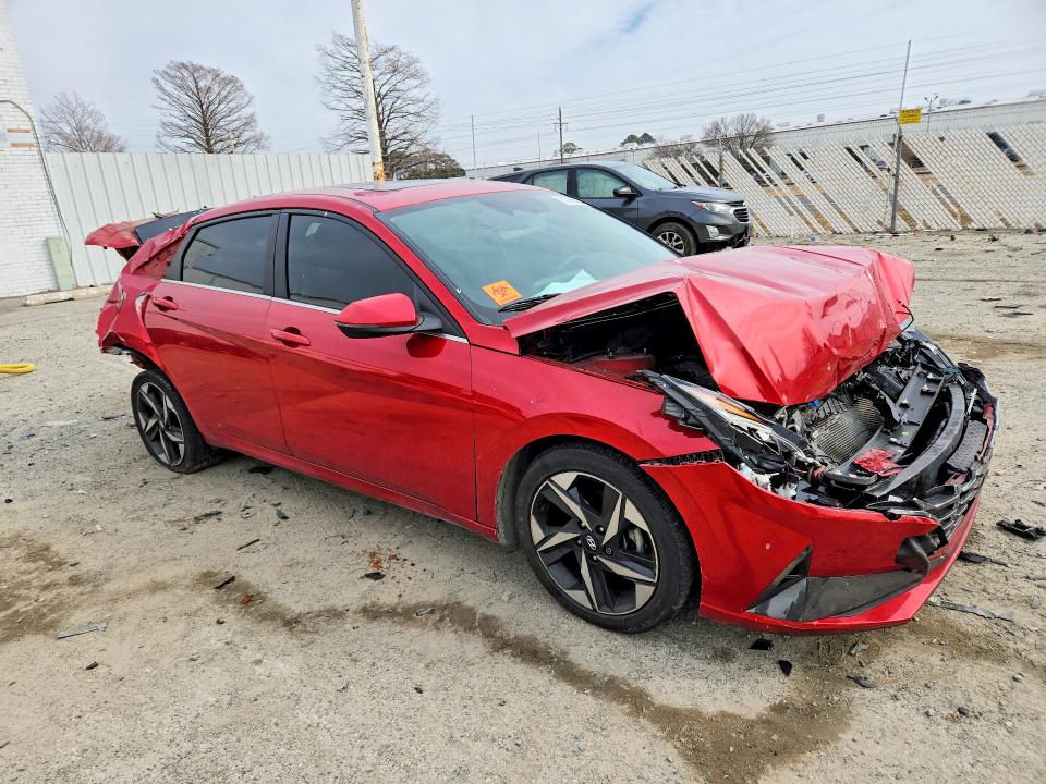 76795545 :رقم المزاد ، 5NPLN4AG2MH040820 vin ، 2021 Hyundai Elantra مزاد بيع
