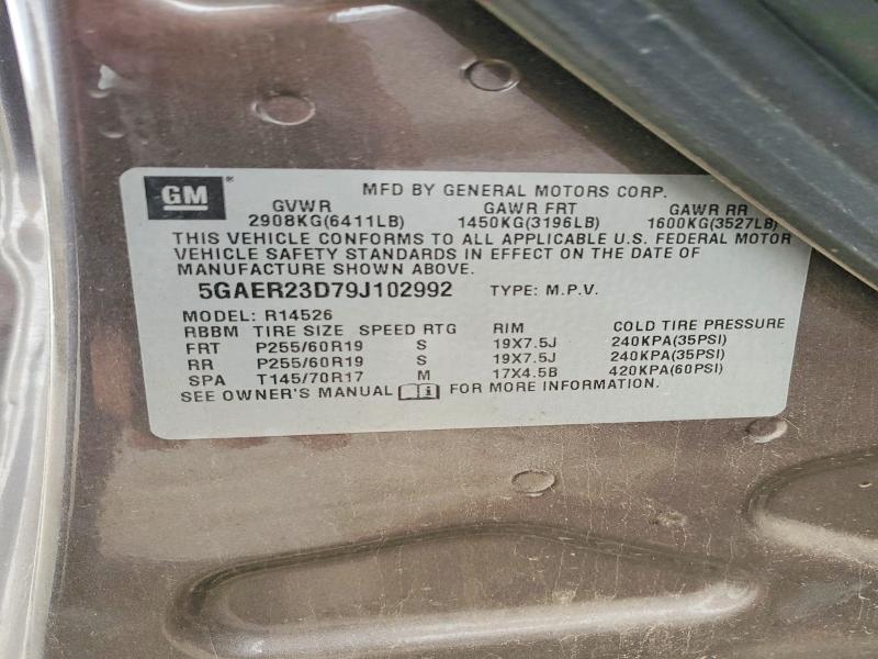 Продаж на аукціоні авто 2009 Buick Enclave, vin: 5GAER23D79J102992, номер лоту: 77425345