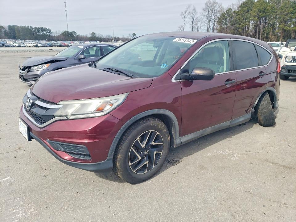 75791335 :رقم المزاد ، 2HKRM3H49GH538567 vin ، 2016 Honda Cr-v مزاد بيع