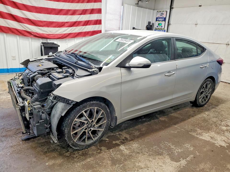 75539405 :رقم المزاد ، 5NPD84LF4LH525040 vin ، 2020 Hyundai Elantra مزاد بيع