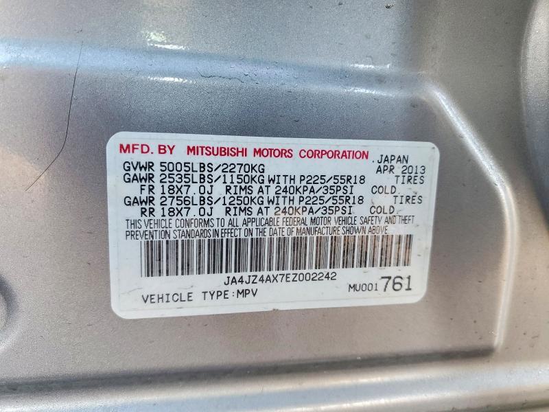 Продаж на аукціоні авто 2014 Mitsubishi Outlander, vin: JA4JZ4AX7EZ002242, номер лоту: 77274545