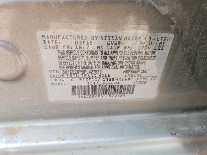 Продаж на аукціоні авто 2015 Nissan Versa Note, vin: 3N1CE2CP5FL427529, номер лоту: 76323315