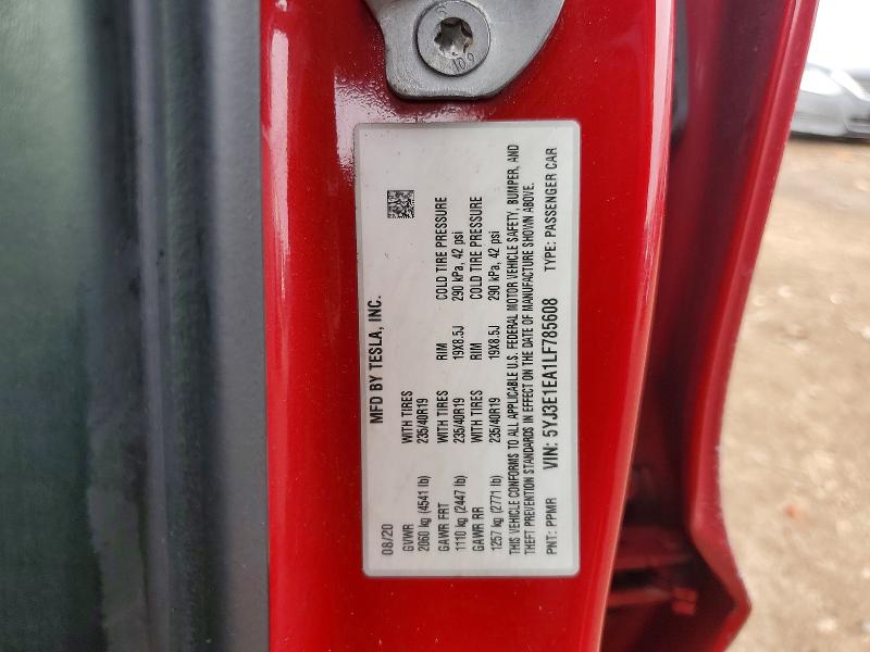 Aukcja sprzedaży 2020 Tesla Model 3, vin: 5YJ3E1EA1LF785608, numer aukcji: 76606675