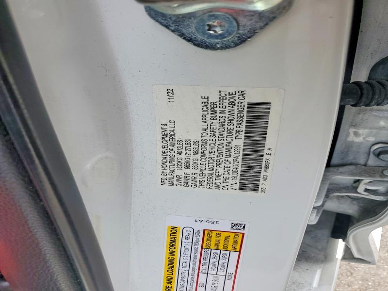 77114745 :رقم المزاد ، 19UDE4G72PA012931 vin ، 2023 Acura Integra مزاد بيع