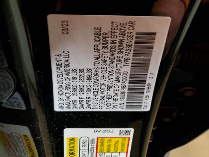76568425 :رقم المزاد ، 19UUB7F98PA002000 vin ، 2023 Acura Tlx مزاد بيع