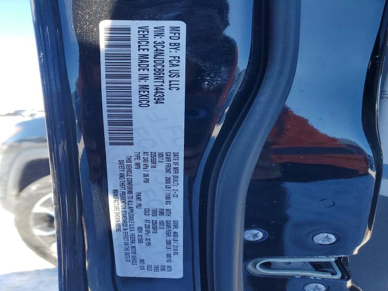 Продаж на аукціоні авто 2022 Jeep Compass, vin: 3C4NJDCB6NT144394, номер лоту: 75059095