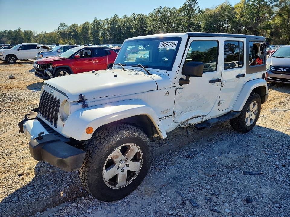 74501775 :رقم المزاد ، 1C4HJWEG9CL279685 vin ، 2012 Jeep Wrangler Unlimited مزاد بيع