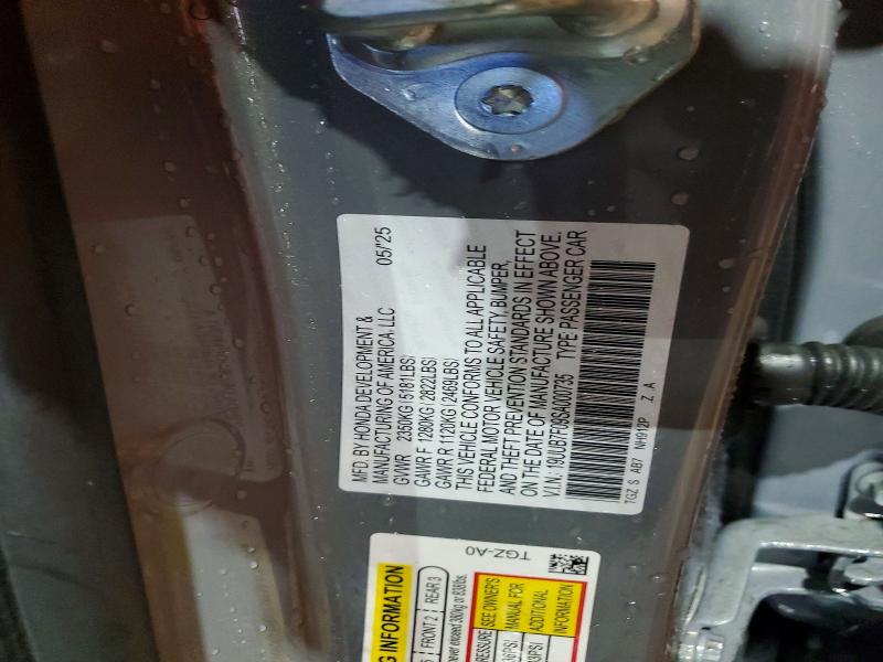79270365 :رقم المزاد ، 19UUB7F09SA000735 vin ، 2025 Acura Tlx مزاد بيع