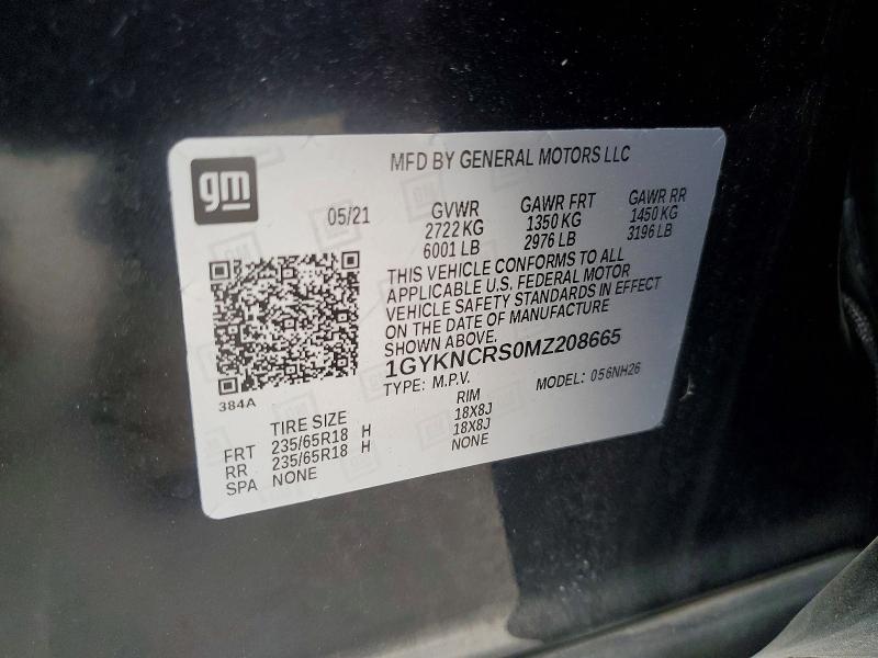 Продажа на аукционе авто 2021 Cadillac Xt5, vin: 1GYKNCRS0MZ208665, номер лота: 79103485