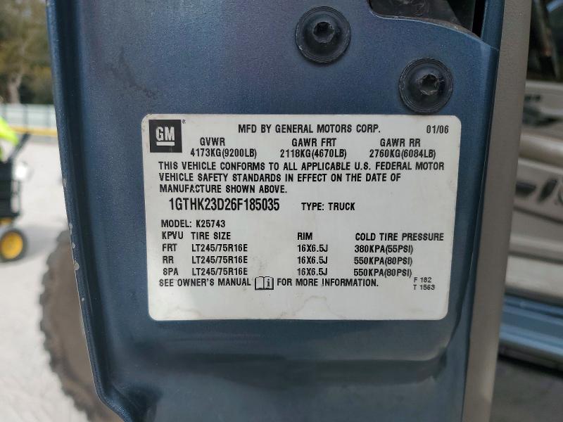 Продажа на аукционе авто 2006 Gmc Sierra, vin: 1GTHK23D26F185035, номер лота: 77099575