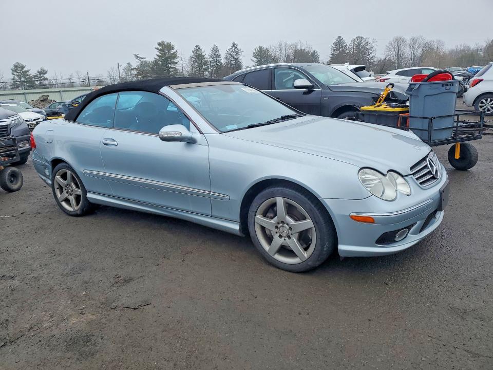 2005 Mercedes-benz Clk მანქანა იყიდება აუქციონზე, vin: WDBTK75G45T047624, აუქციონის ნომერი: 49543226