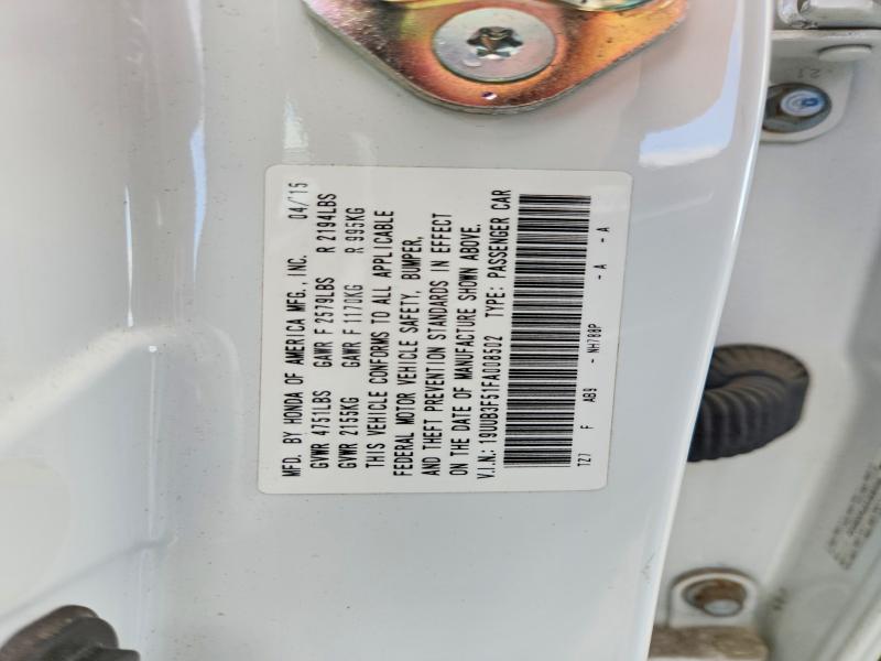 77709545 :رقم المزاد ، 19UUB3F51FA008502 vin ، 2015 Acura Tlx مزاد بيع