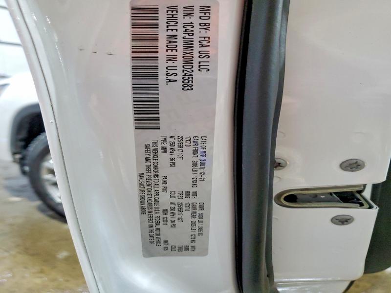Продажа на аукционе авто 2021 Jeep Cherokee, vin: 1C4PJMMX0MD245583, номер лота: 76969335
