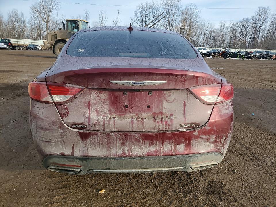 76930185 :رقم المزاد ، 1C3CCCEG2FN615581 vin ، 2015 Chrysler 200 مزاد بيع
