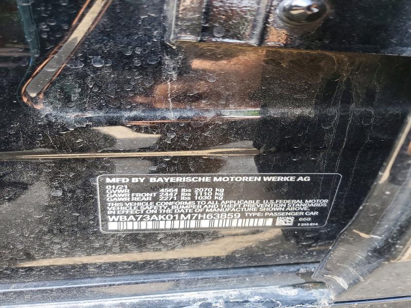 78345525 :رقم المزاد ، WBA73AK01M7H63859 vin ، 2021 Bmw 228xi مزاد بيع