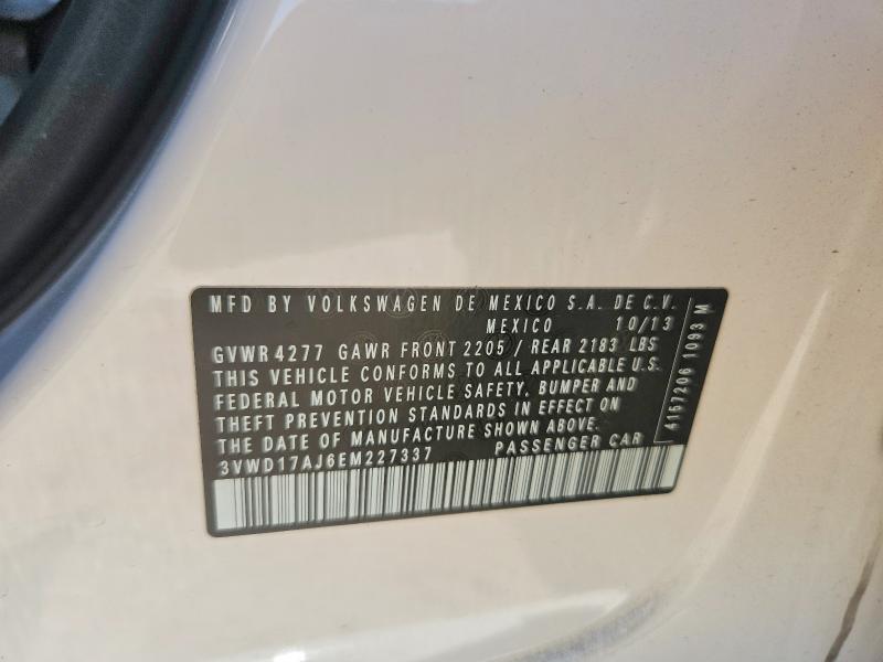 Aukcja sprzedaży 2014 Volkswagen Jetta, vin: 3VWD17AJ6EM227337, numer aukcji: 79457935