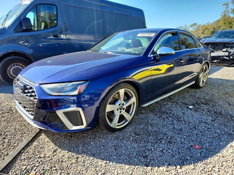 Продаж на аукціоні авто 2022 Audi S4, vin: WAUC4AF42NA019844, номер лоту: 75822805
