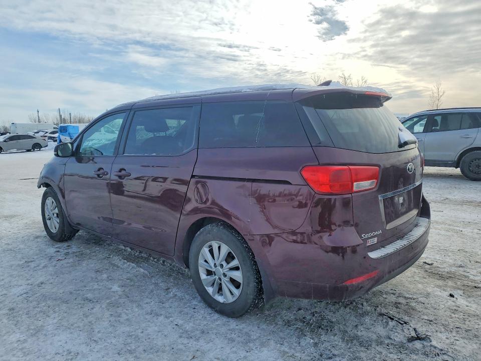 2016 Kia Sedona მანქანა იყიდება აუქციონზე, vin: KNDMB5C12G6220907, აუქციონის ნომერი: 72326885