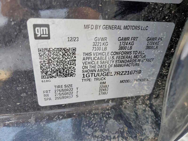 Продаж на аукціоні авто 2024 Gmc Sierra, vin: 1GTUUGEL7RZ216759, номер лоту: 78648865