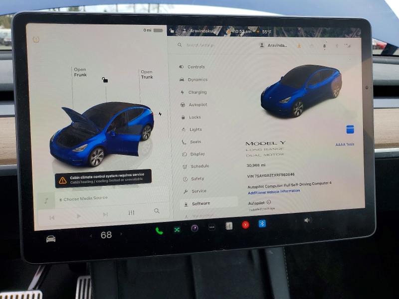 Продаж на аукціоні авто 2024 Tesla Model Y, vin: 7SAYGAEEXRF982646, номер лоту: 74909145
