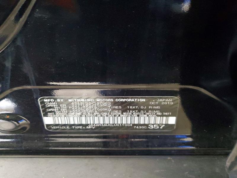 Продаж на аукціоні авто 2020 Mitsubishi Outlander Sport, vin: JA4AR3AU0LU011004, номер лоту: 75268635