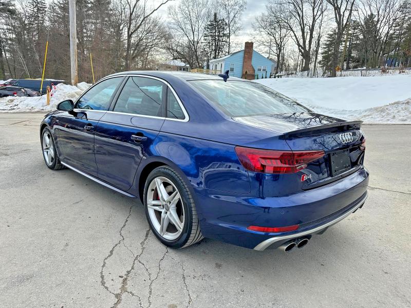 2018 Audi S4 მანქანა იყიდება აუქციონზე, vin: WAUC4AF44JA234040, აუქციონის ნომერი: 78500845