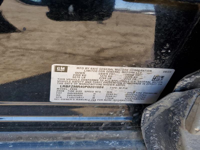 Aukcja sprzedaży 2023 Buick Envision, vin: LRBFZMR49PD201684, numer aukcji: 78791695
