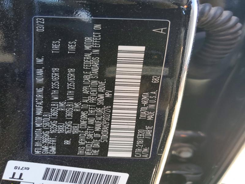 Продажа на аукционе авто 2023 Toyota Highlander, vin: 5TDKDRAH2PS027276, номер лота: 78806985