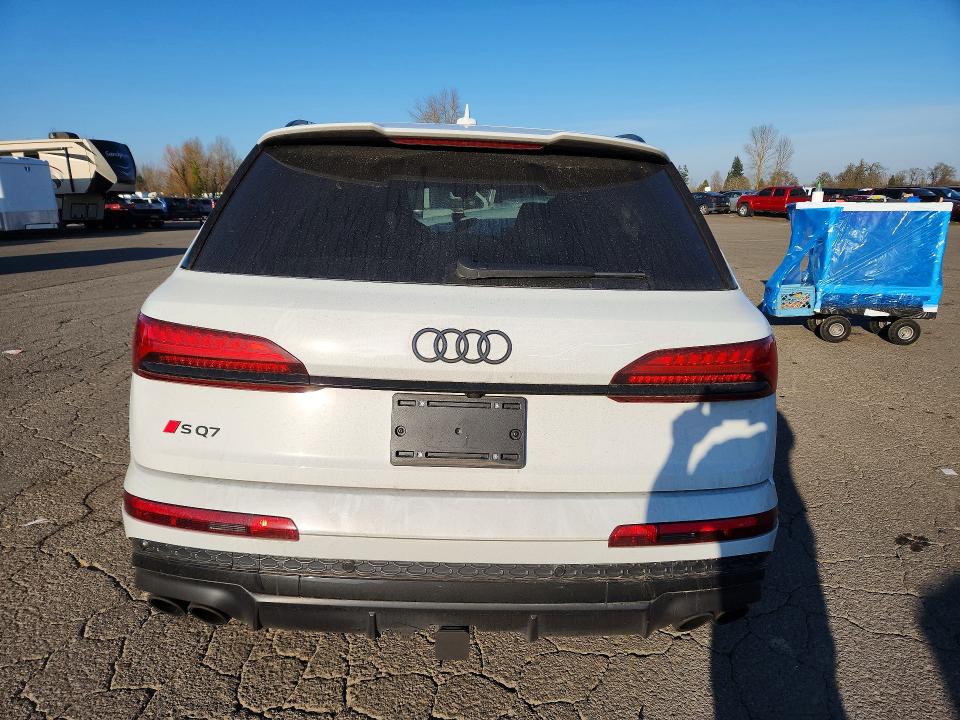 2025 Audi Sq7 მანქანა იყიდება აუქციონზე, vin: WA1AWBF7XSD002265, აუქციონის ნომერი: 76272395