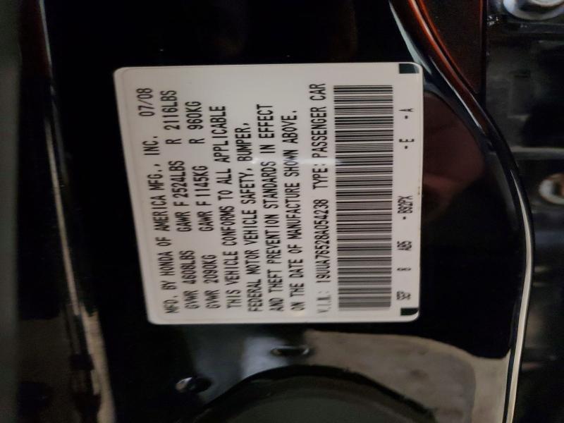 76211615 :رقم المزاد ، 19UUA76528A054238 vin ، 2008 Acura Tl مزاد بيع