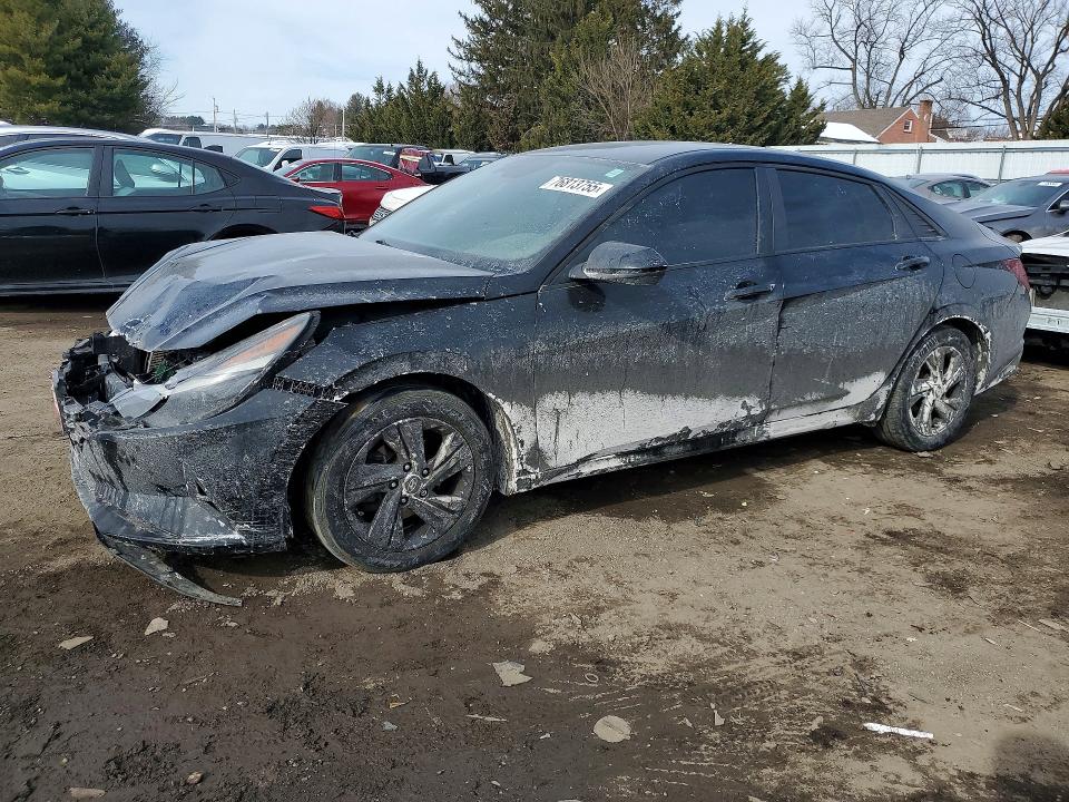 Продажа на аукционе авто 2021 Hyundai Elantra, vin: KMHLS4AG3MU105216, номер лота: 76813755