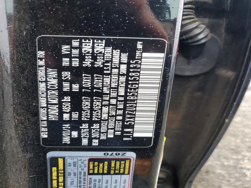 79033175 :رقم المزاد ، 5XYZU3LB5EG158135 vin ، 2014 Hyundai Santa Fe Sport مزاد بيع