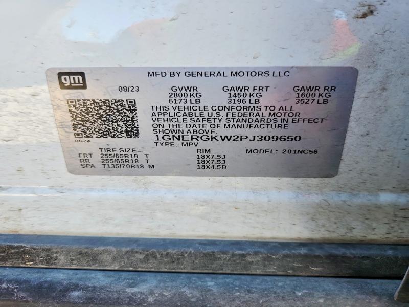 Aukcja sprzedaży 2023 Chevrolet Traverse, vin: 1GNERGKW2PJ309650, numer aukcji: 77889205