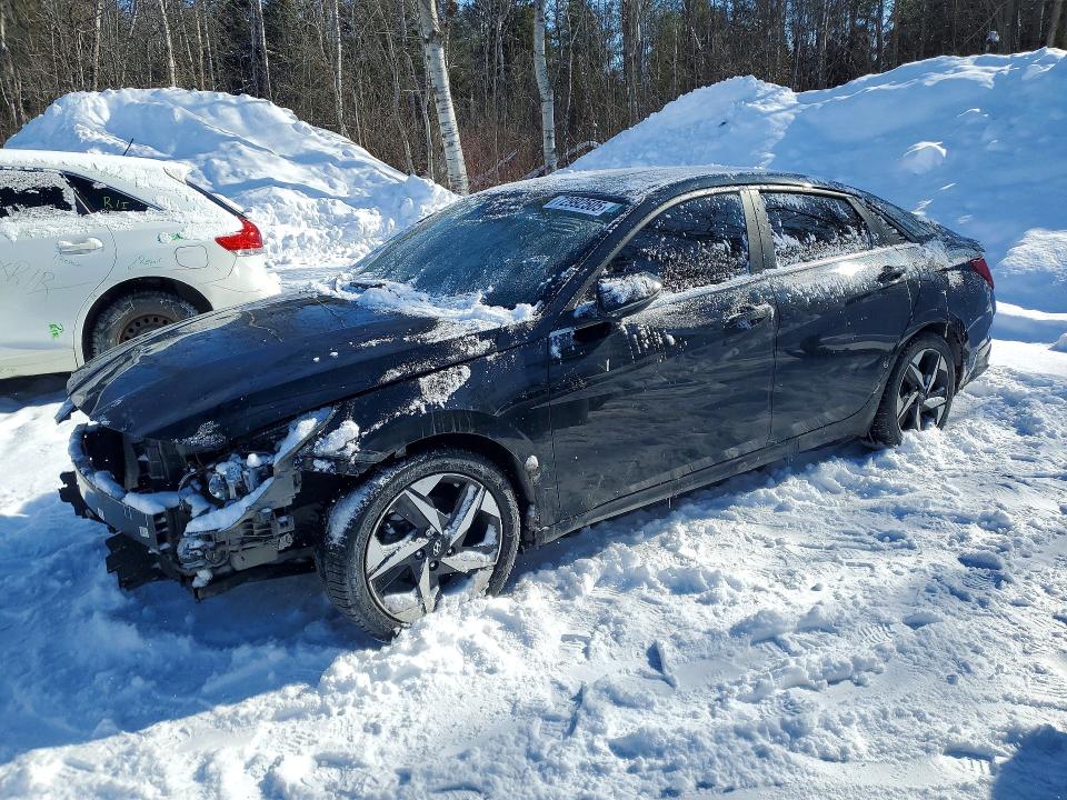 2021 Hyundai Elantra მანქანა იყიდება აუქციონზე, vin: KMHLN4AG2MU100581, აუქციონის ნომერი: 72992505