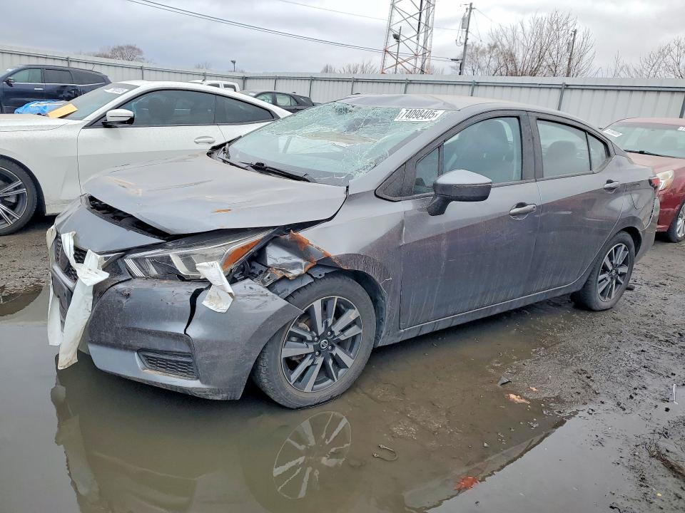 74098405 :رقم المزاد ، 3N1CN8EV3ML863372 vin ، 2021 Nissan Versa مزاد بيع