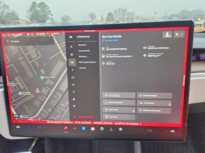 Продаж на аукціоні авто 2023 Tesla Model X, vin: 7SAXCBE53PF385624, номер лоту: 75792735
