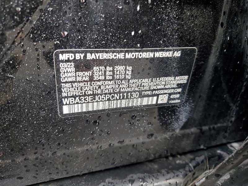 Aukcja sprzedaży 2023 Bmw 760, vin: WBA33EJ05PCN11130, numer aukcji: 77206195