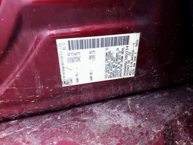 Продажа на аукционе авто 2016 Nissan Maxima, vin: 1N4AA6APXGC380334, номер лота: 79400405