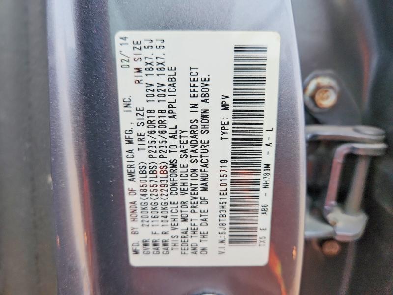 Продаж на аукціоні авто 2014 Acura Rdx, vin: 5J8TB3H51EL015719, номер лоту: 77019745