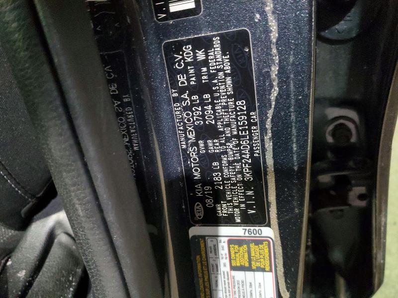 Aukcja sprzedaży 2020 Kia Forte, vin: 3KPF24AD6LE159128, numer aukcji: 76331485